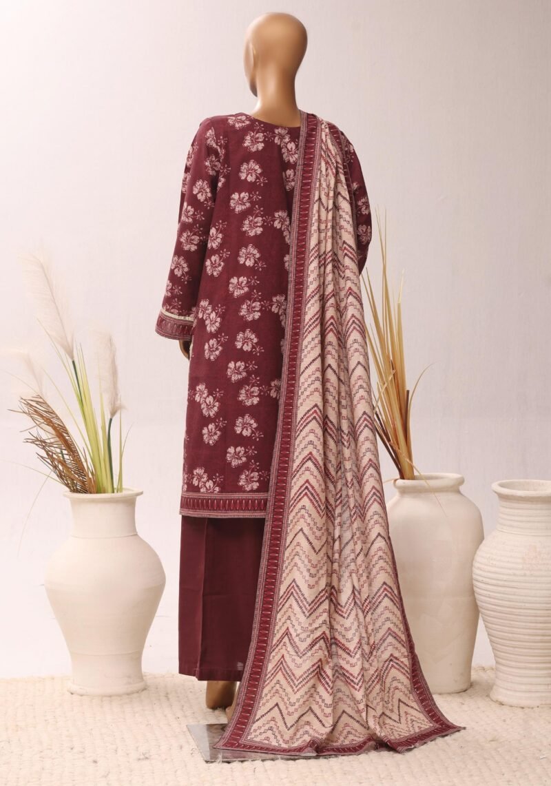 Gul-e-Surkh – Rust Red Floral Suit
