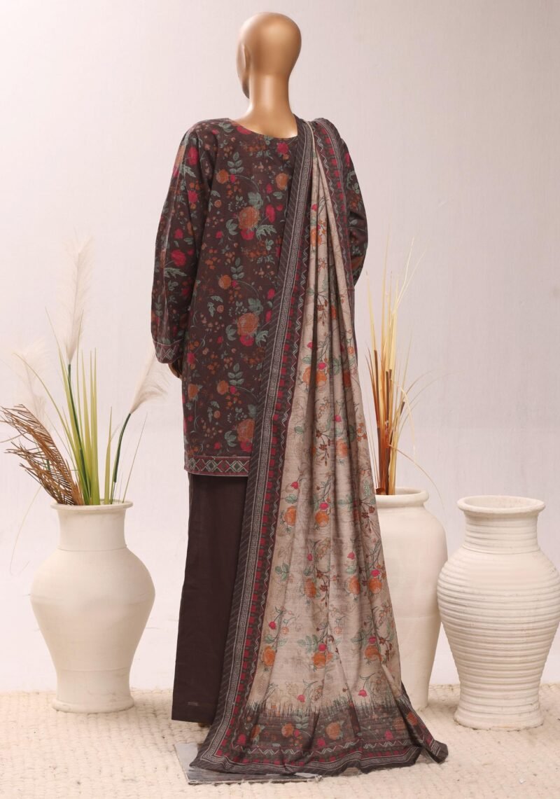 Rustic Bloom – Deep Brown Suit