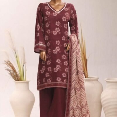 Gul-e-Surkh – Rust Red Floral Suit