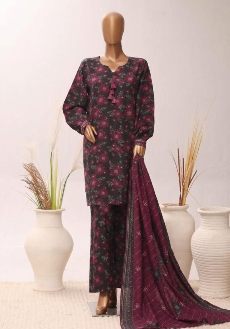 Velvet Flora – Burgundy Floral Suit