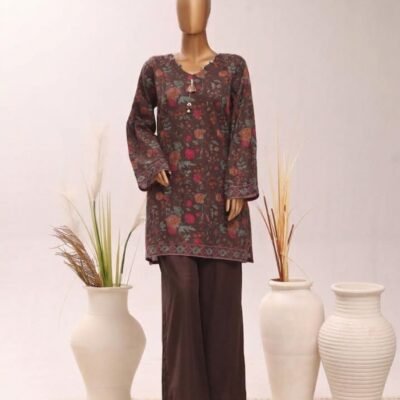 Rustic Bloom – Deep Brown Suit